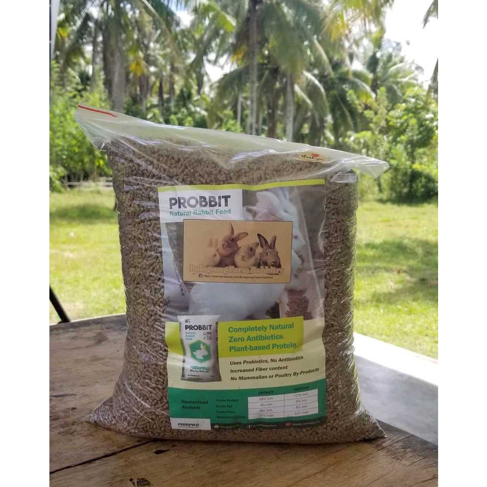 Probbit Natural Rabbit Feeds by FeedPro (5kg) Shopee Philippines