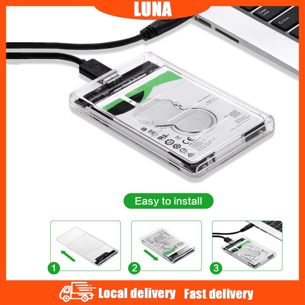 HDD Enclosure 2.5 Enclosure SDD and HDD Enclosure Case USB 3.0 To SATA HDD Hard Drive External