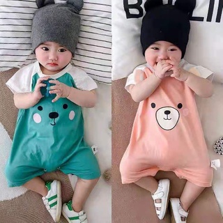 Terno for baby girl boy 1-18 months Jumpsuit Summer Male Female Pure Cotton Newborn Short-Sleeved Romper Thin Style Pajamas Outing Clothes #8