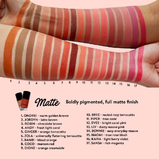 Colourette in MATTE Colourtints (Old Packaging) | Shopee Philippines