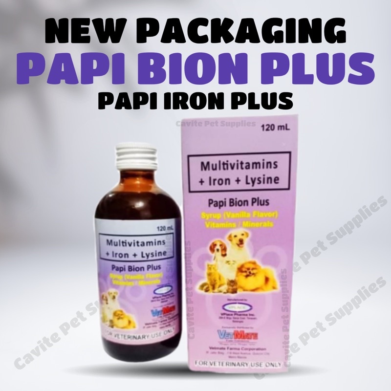 NEW PACKAGING PAPI IRON PLUS B COMPLEX Bion Plus 120ml | Shopee Philippines