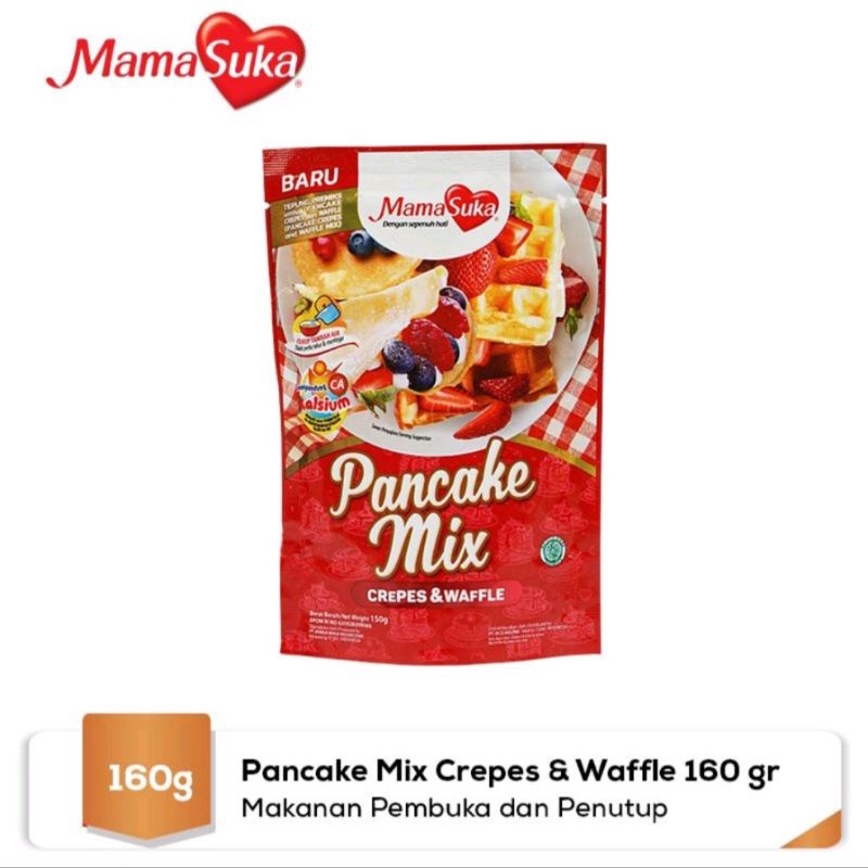 Mamasuka Premix Flour Pancake Mix Crepes & Waffle 150g Shopee Philippines