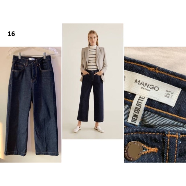 Mango Culottes Pants Shopee Philippines