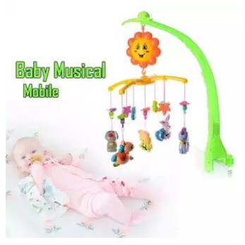 Baby Musical Mobile Crib Toy Pink Shopee Philippines