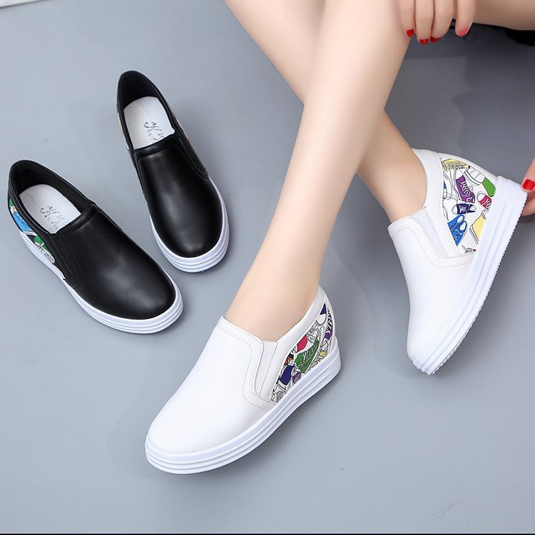 heeled slip on sneakers