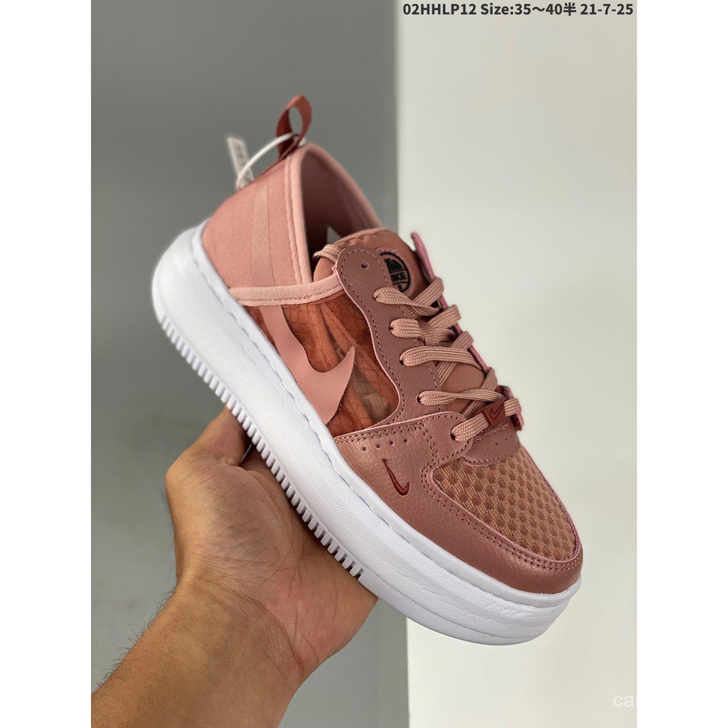 Nike Court Vision Alta Txt Womens Shoes Size Color: Pink Blush/White