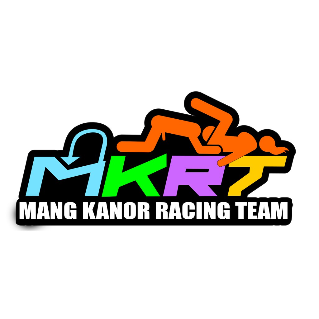 Mang Kanor Racing Team Waterproof Sticker Shopee Philippines