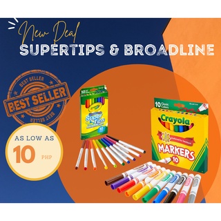 Crayola Supertips Washable Markers 24pcs | Shopee Philippines