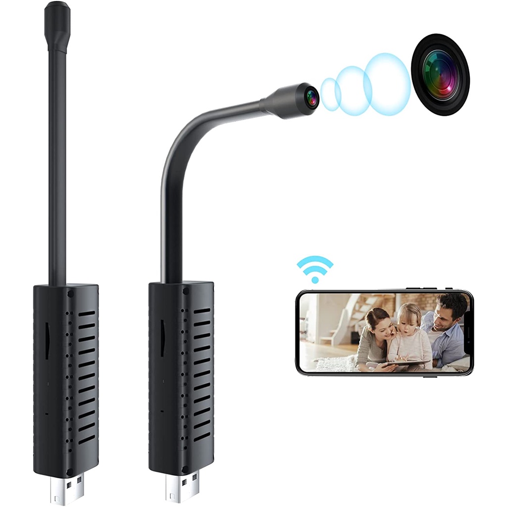 U21 HD smart monitor Wifi webcam mini cctv camera small USB plug hidden