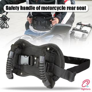 The Motorcycle Passenger Safety Belt System Safe Adjustable Strap Grab Handle