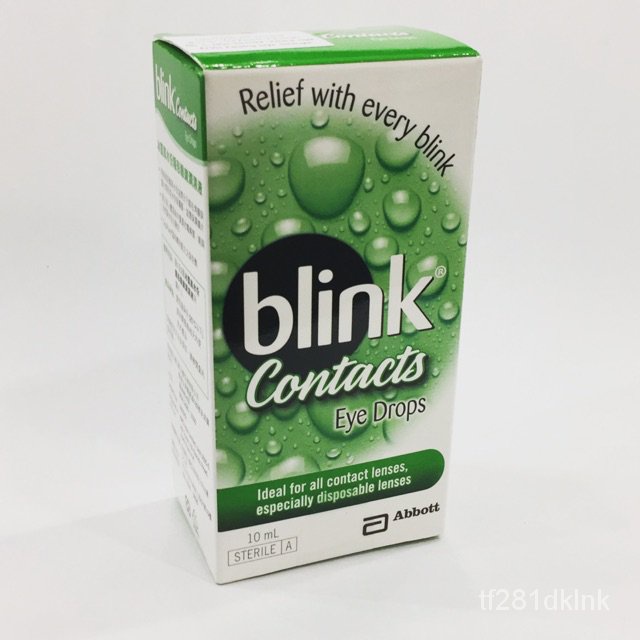 Abbott Blink Contacts Eye Drops 10mL sQQi Shopee Philippines