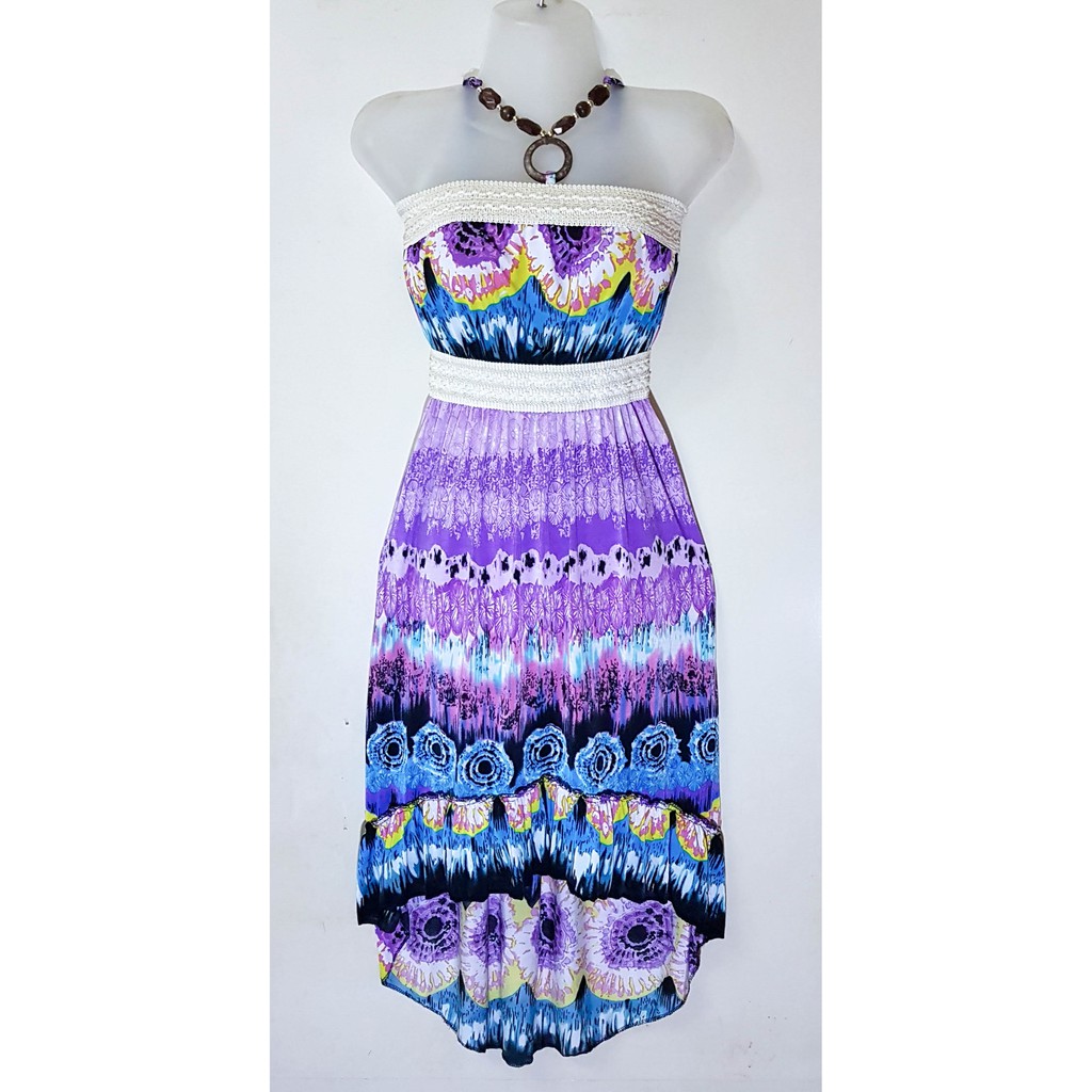 purple beach dress