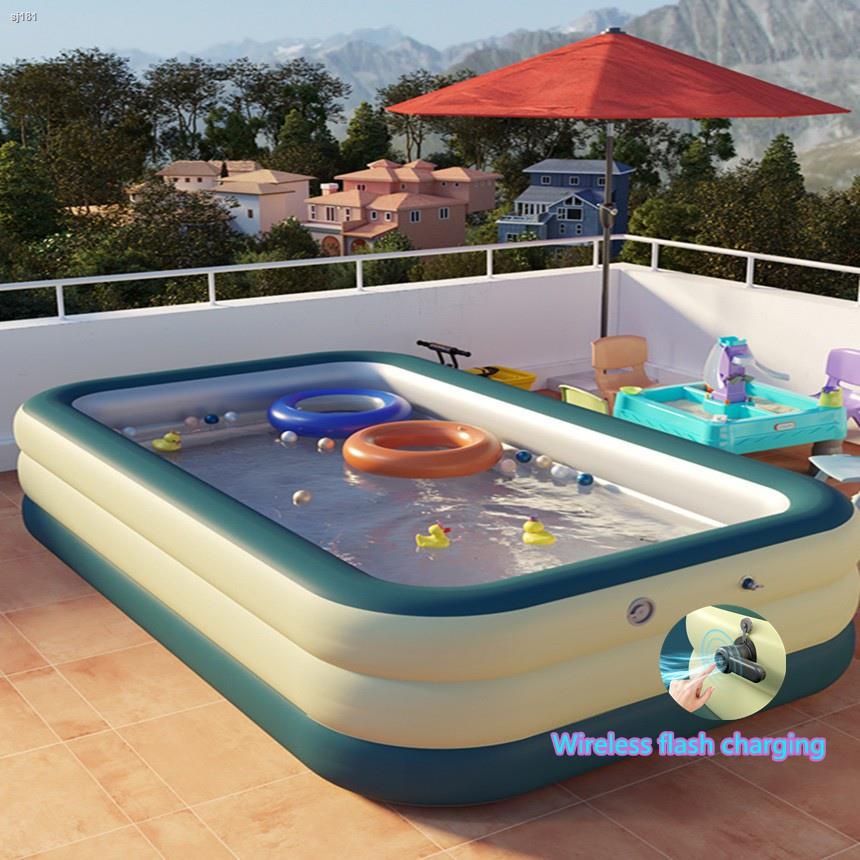 Schwimmbad und Whirlpool L133*W66* H22CM Vidtoss Erwachsene Kinder Aufblasbarer Schwimmbad Liege Perfekt Wasser Hängematte für den Strand 
