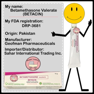Betamethasone skin cream 15g (betacin) #2