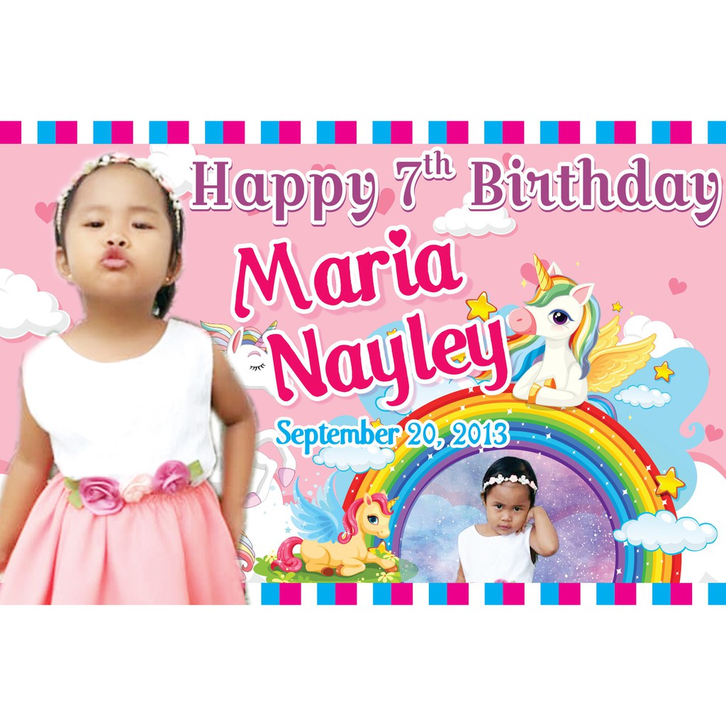 happy 1st birthday tarpaulin design