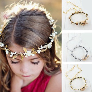 wedding head wreath