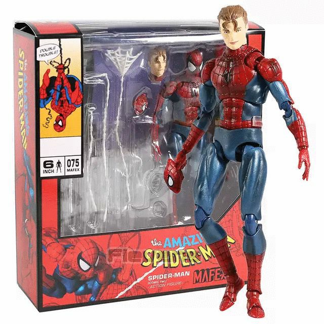 mafex spider man comic