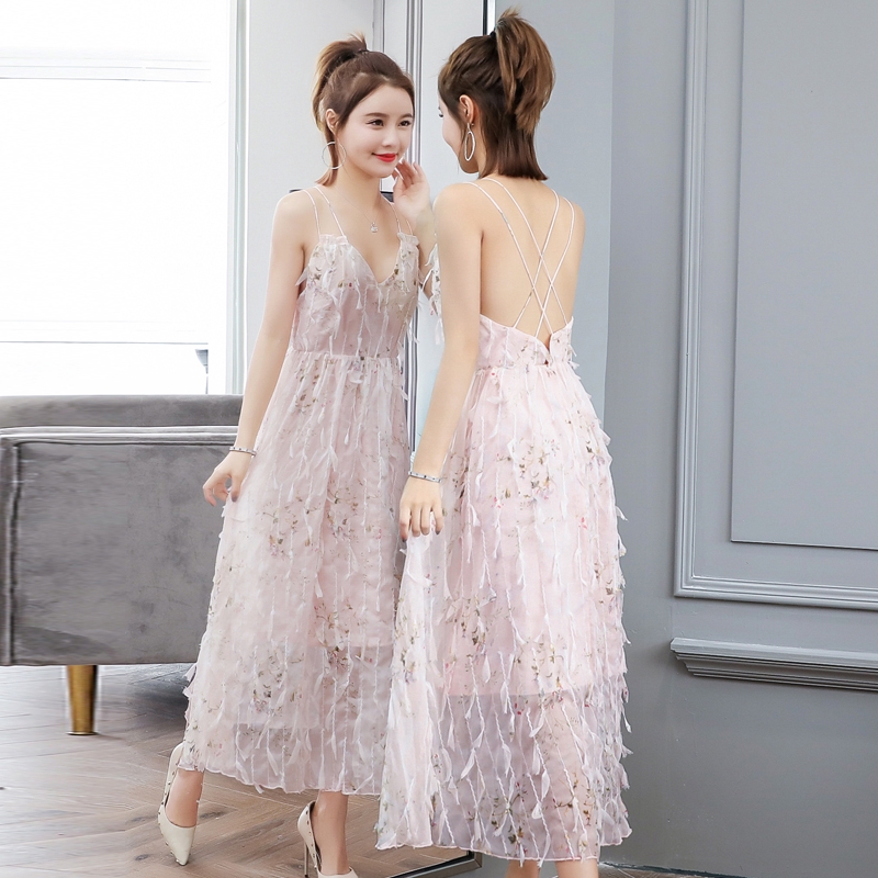 chiffon dress v neck