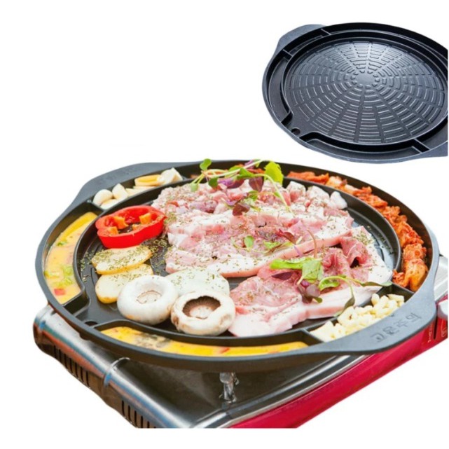 Kitchen Art All In One Multi Samgyeopsal Samgyupsal Korean Grill Pan 42cm Shopee Philippines