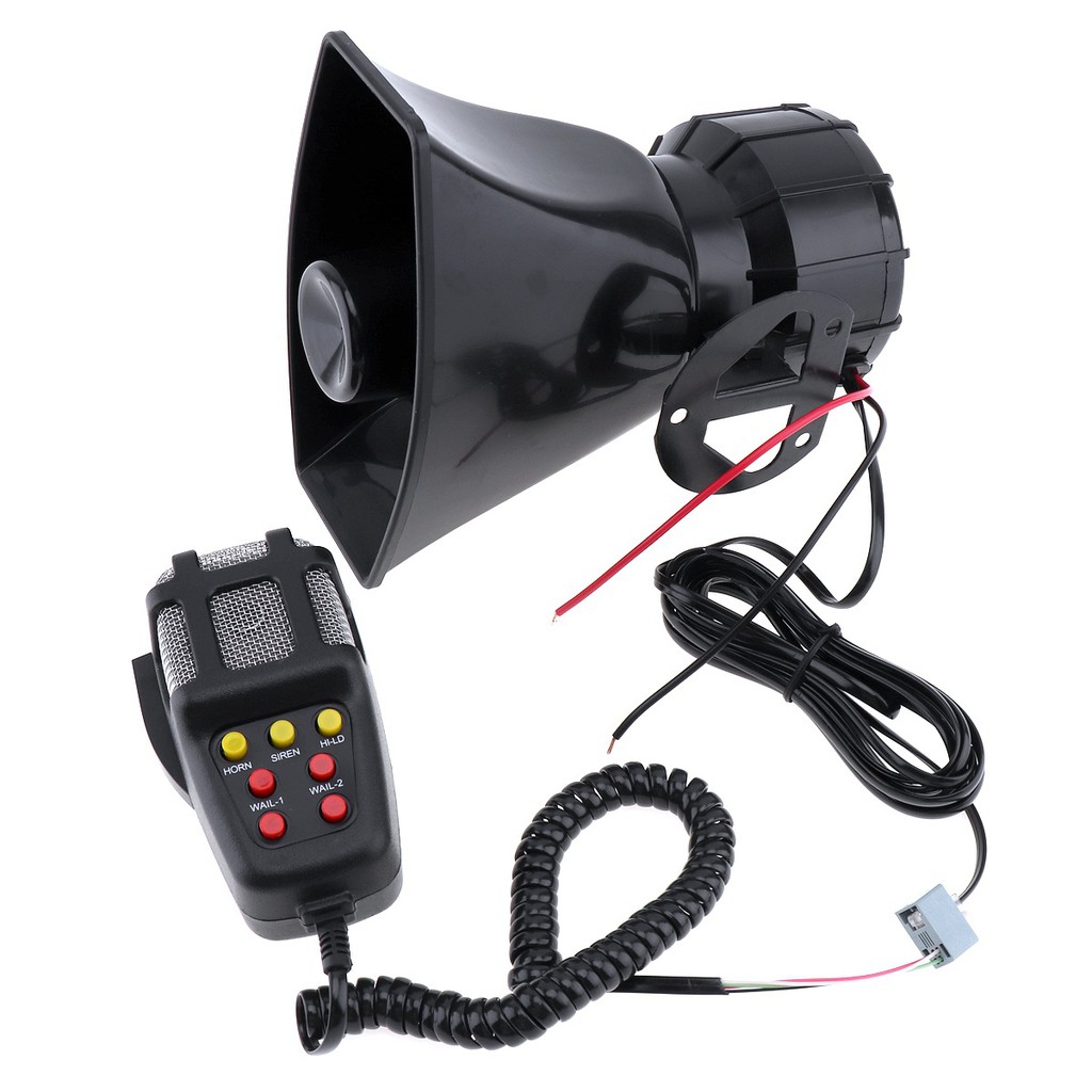 7 Sounds 100w Car Electronic Siren Siren 