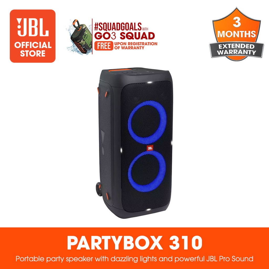 Jbl partybox 310 разъемы