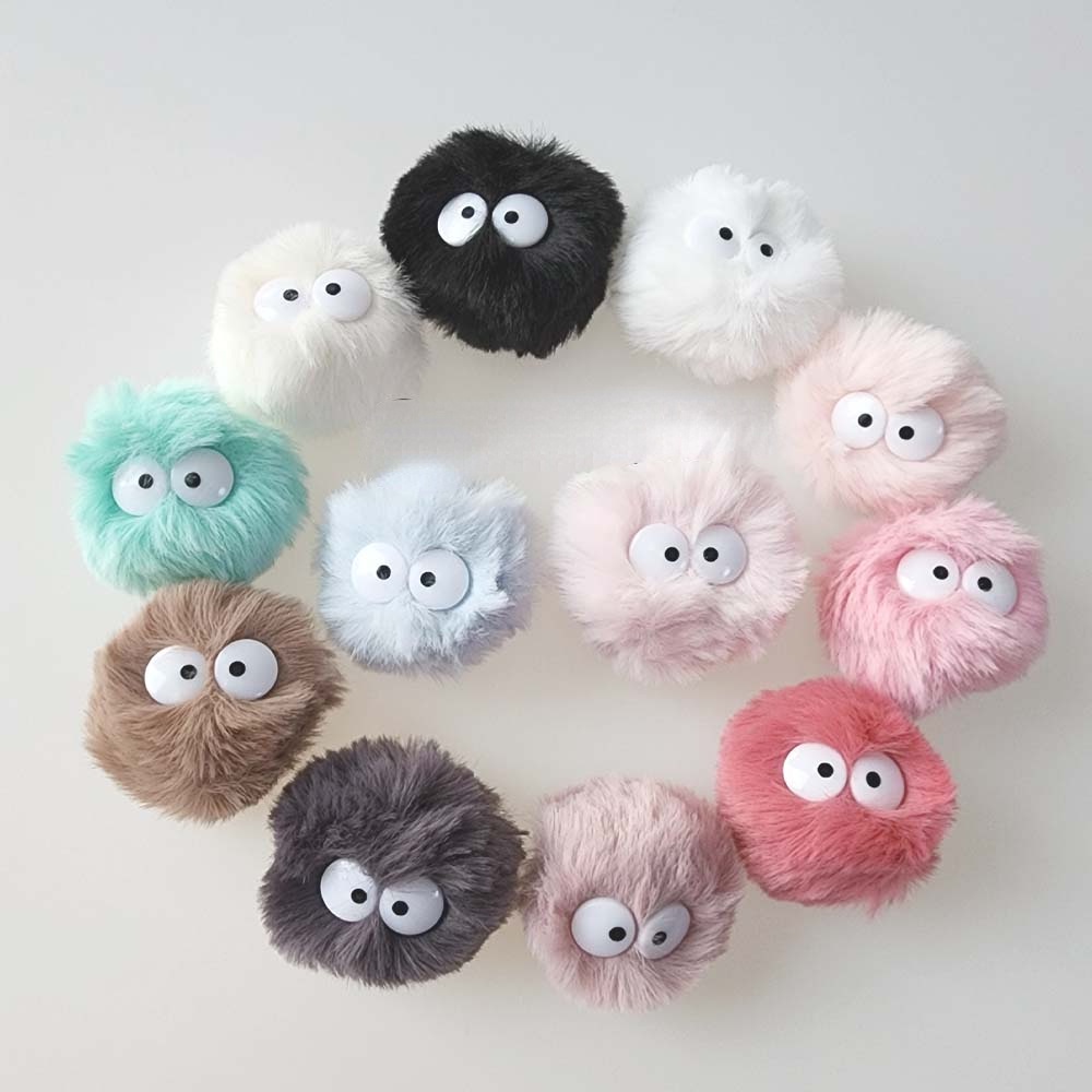 [Charming Deco] Pom Pom (12 Colors) Button Shoes Cute Croc Charms ...