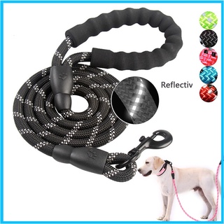 Strong Dog Leash with Padded Handle and Highly Reflective Threads Dog Leashes for Medium Large Dogs