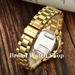（Selling）(Golden Shell 3) MICHAEL KORS Watch For Men Original Pawnable Gold MK Watch For Women Origi #7