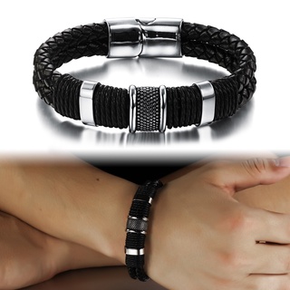 New Leather Bracelet, Valentine's Day Gift To Boyfriend, Men's All-match Woven Personality, Jewelry