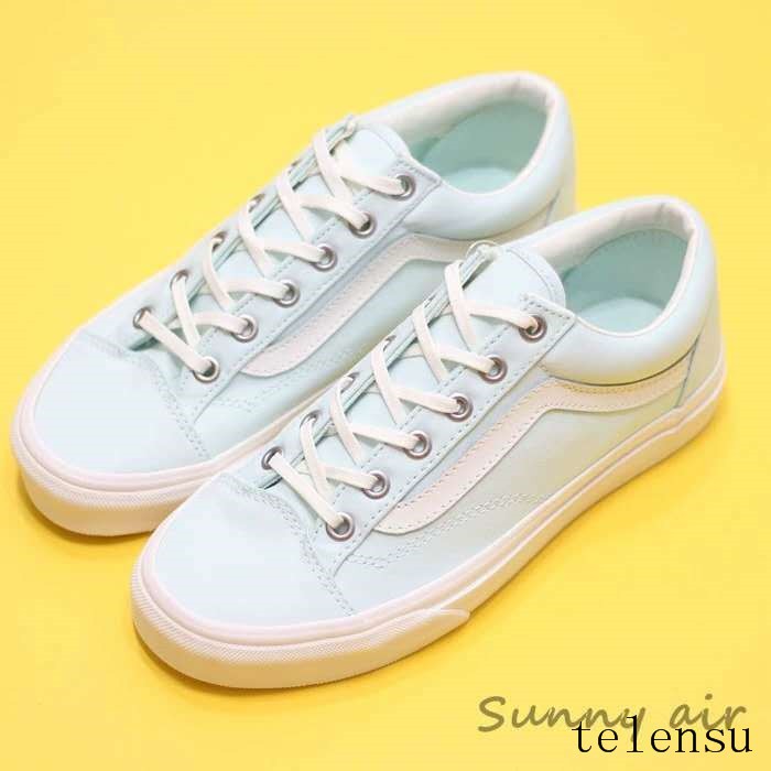 mint green canvas shoes