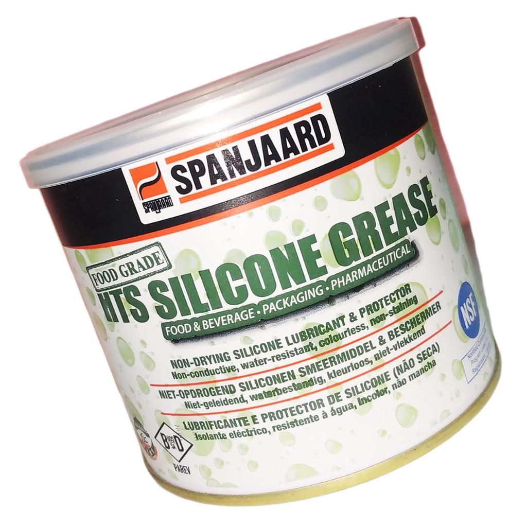 SPANJAARD HTS Silicone grease 500g (TRANSLUCENT WHITE) SILICON FOOD