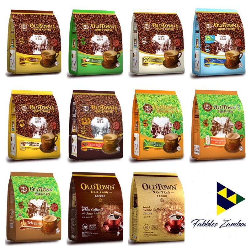 Old Town White Coffee 3in1/Colombian Coffee/Old Town Milk Tea/Old Town