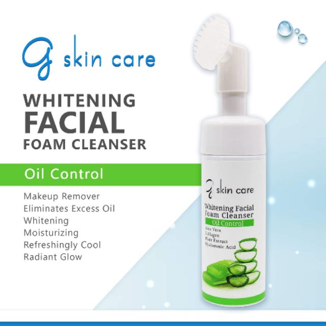 Authentic G Skin Care Facial Foam Cleanser for Oil Control Shopee