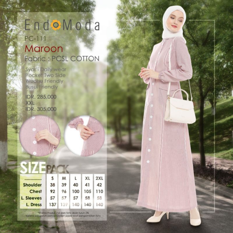 Muslim Women S Gamis Endomoda Pc 111 Gamis Endomoda Pc 111 Shopee Philippines