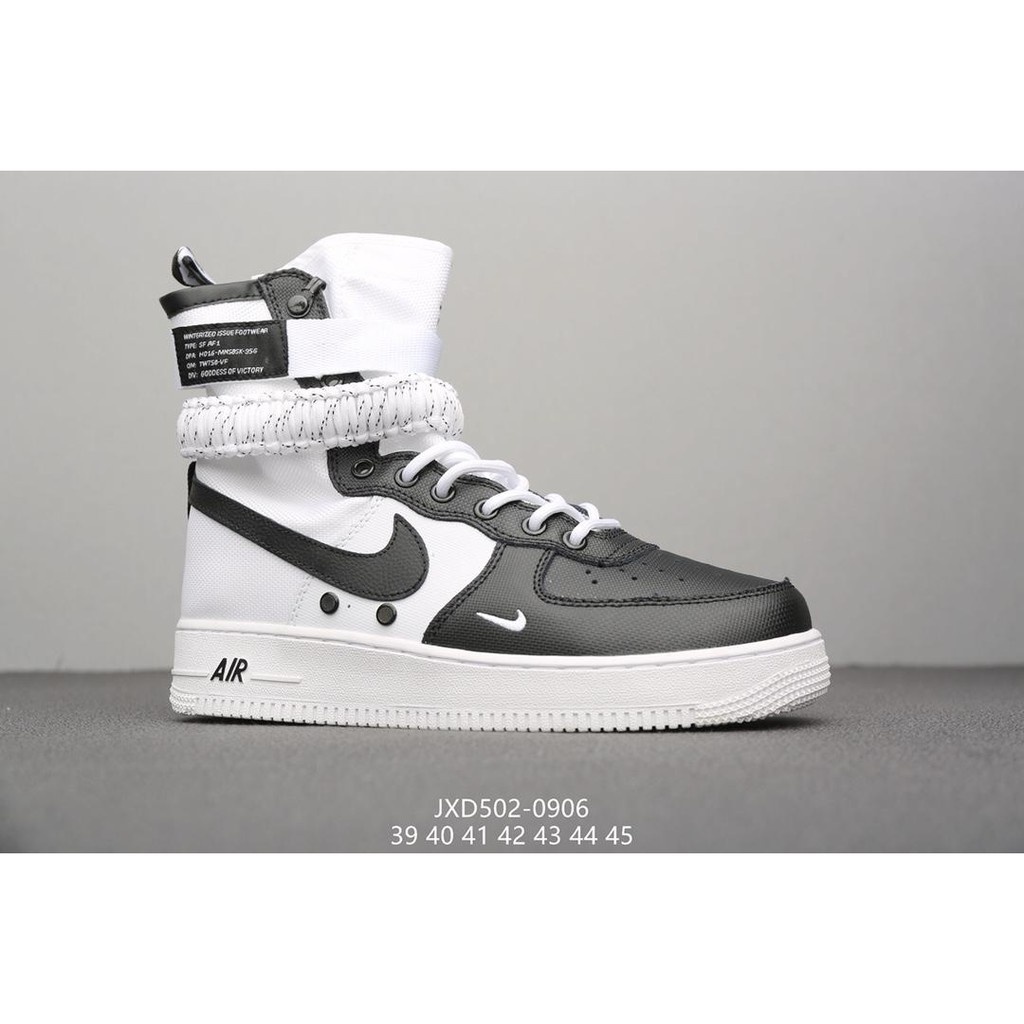 af1 black high top