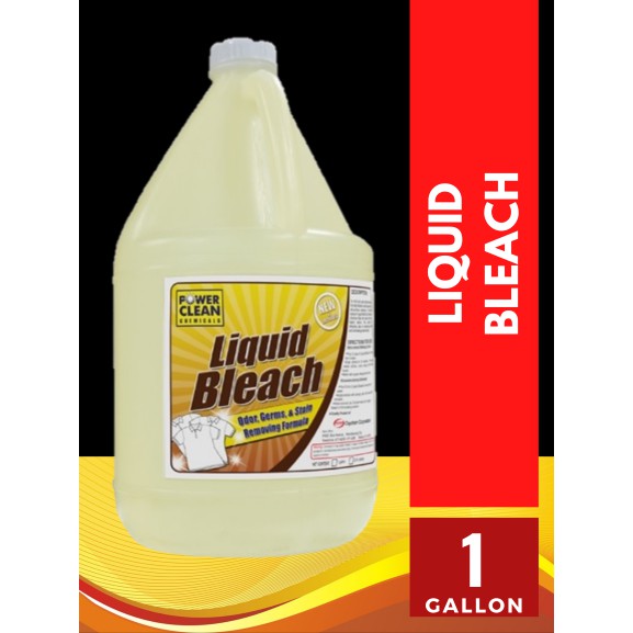 POWER Liquid Bleach 1 GALLON Chlorine Chlorox Laundry Whitening All