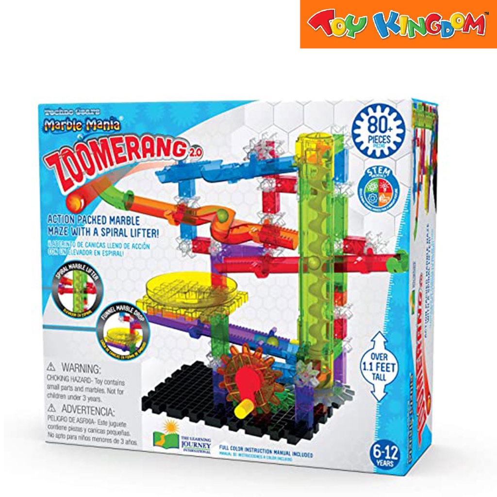 The Learning Journey Marble Mania Zoomerang 2.0 Marble Maze with Spiral