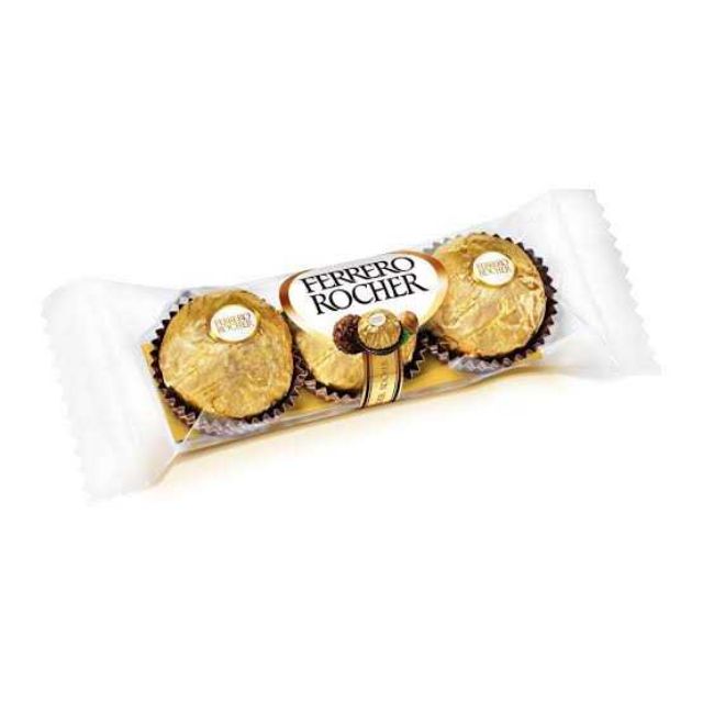 Ferrero rocher 38 grams 3 pcs with seal | Shopee Philippines