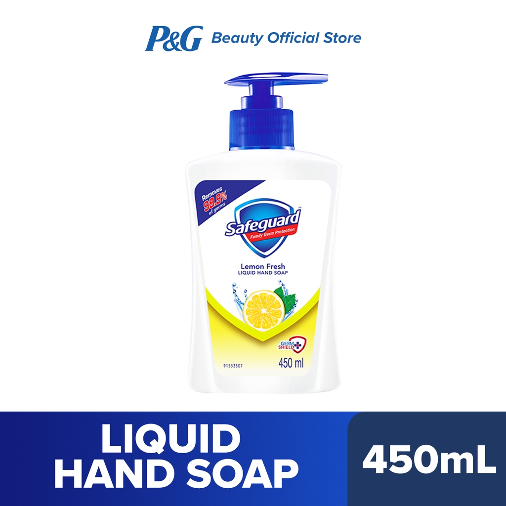 Safeguard Lemon Fresh Liquid Hand Soap (450mL) Shopee Philippines