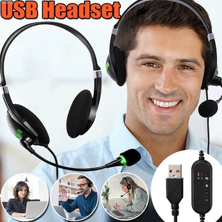 Universal USB Computer Wired Headset Telephone Headset