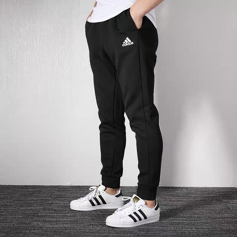 white adidas track pants mens