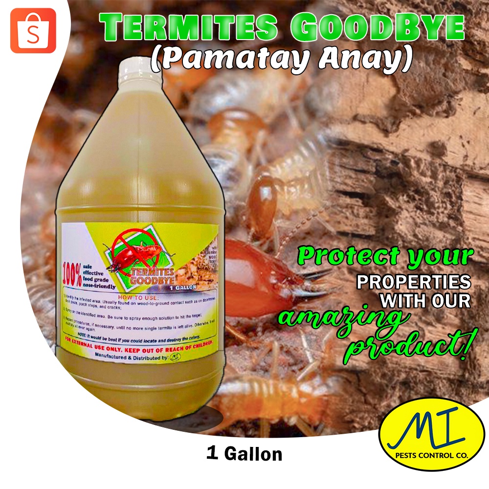 1 Gallon Termites GoodBye / Pamatay Anay / termite killer pesticide