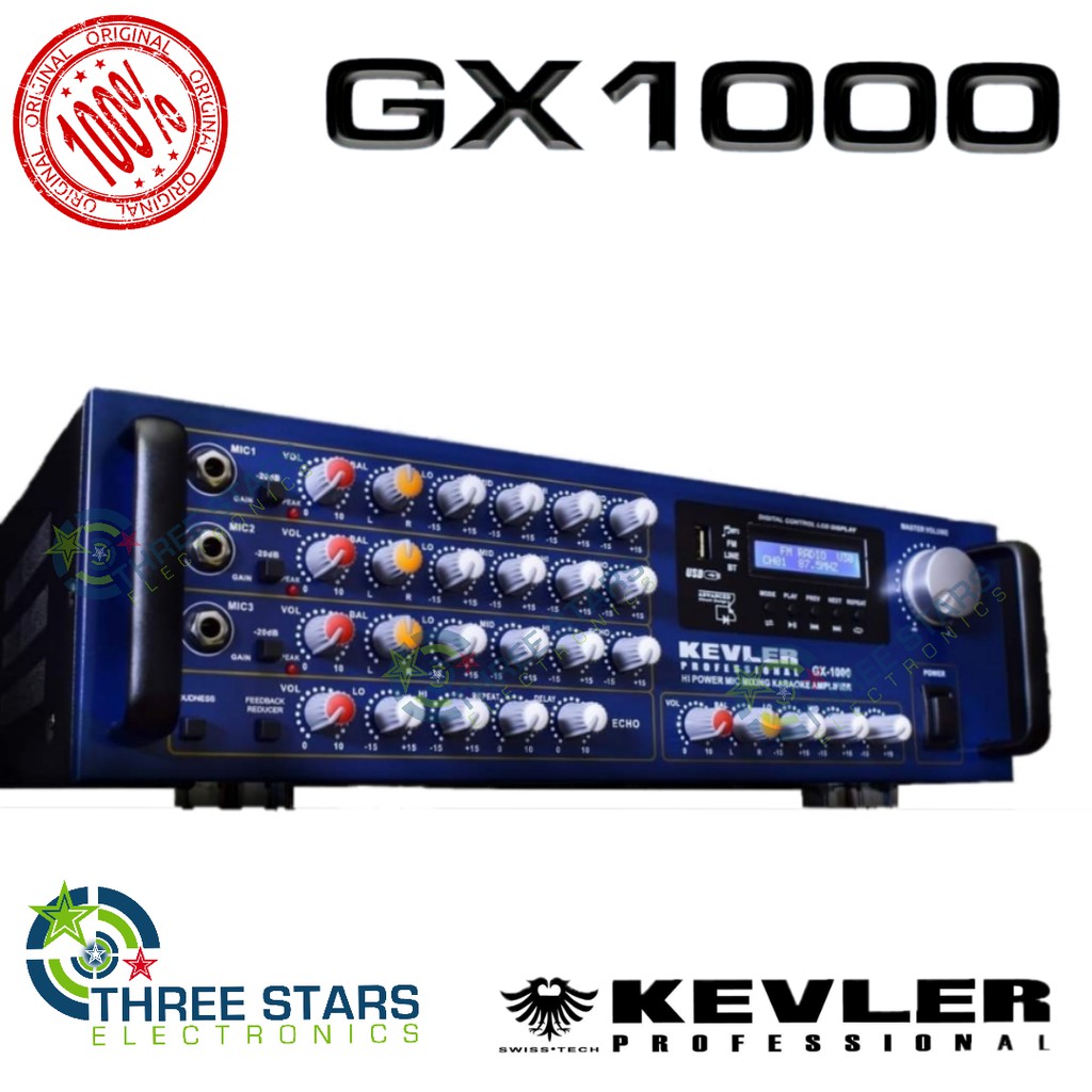 21 Kevler Gx 1000 High Power Mixing Amplifier 700 Watts X 2 Gx1000 Gx 1000 Gx1000 Gx 1000 Shopee Philippines