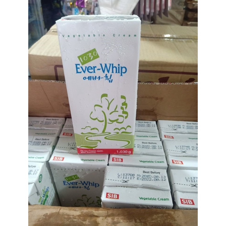 EVERWHIP Whipping Cream 1.030g Shopee Philippines