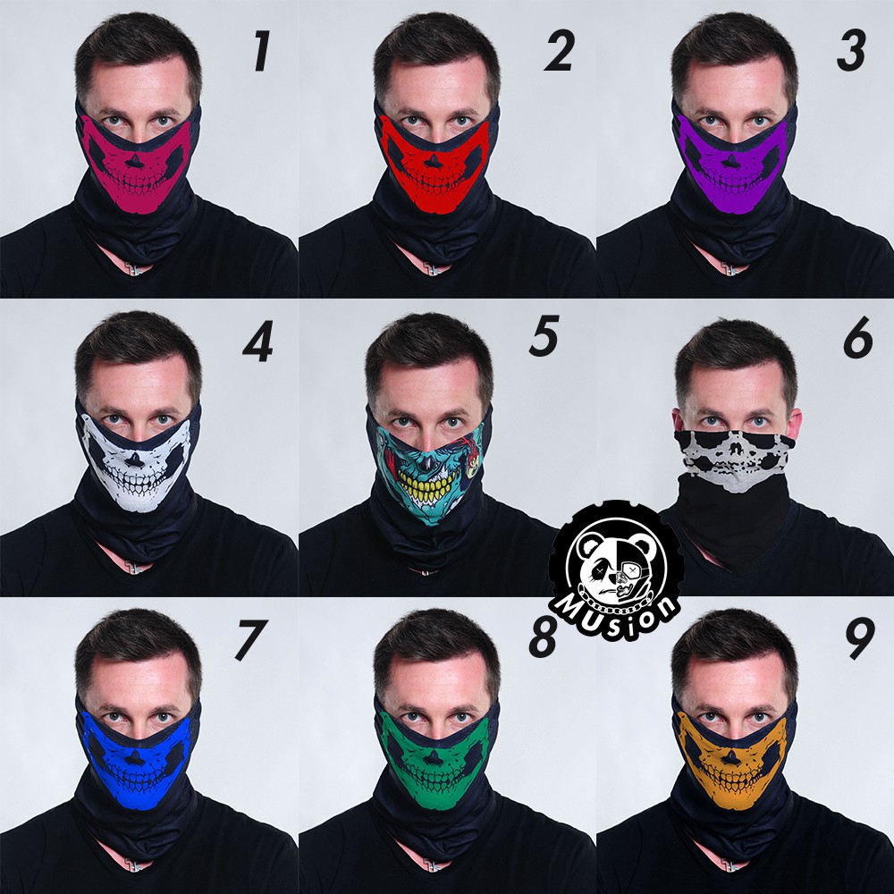 Aviat Riding Mask Outdoor Face Mask Neck Tube Head Scarf Headband Microfiber Cool Mask Headband Balaclava Ski Riding Cycling Motorcycle for Men Women