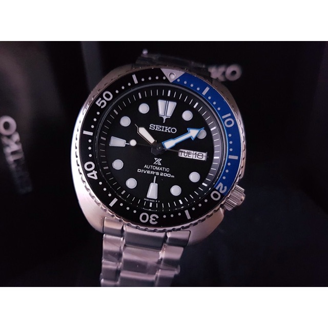 Seiko PROSPEX SRP787 Turtle Reissue SRP787K1 Batman | Shopee Philippines