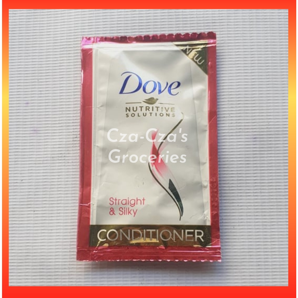 Dove Conditioner Sachet Straight & Silky (Pink) Shopee Philippines