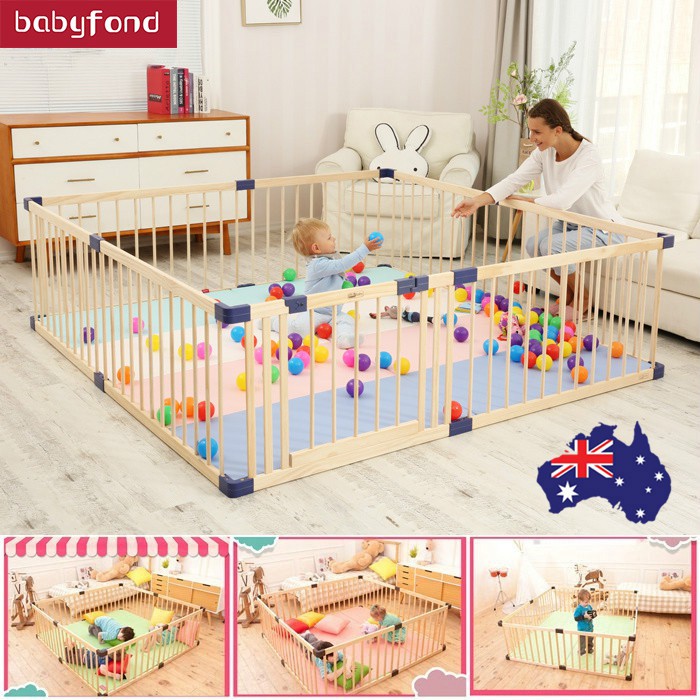 jollybaby wooden playpen
