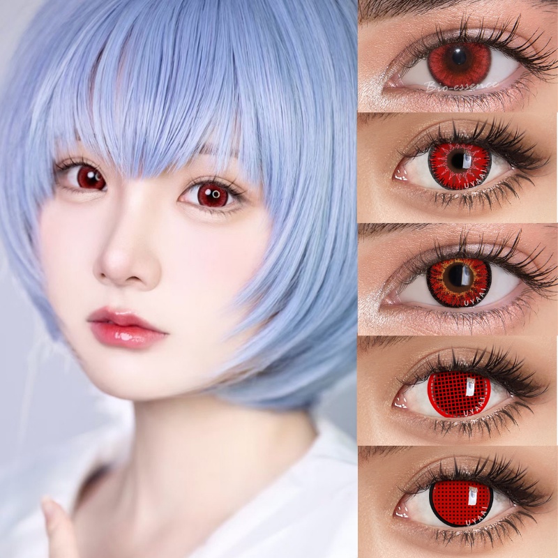 Par (2 Uds) Lentes De Contacto De Color Para Ojos Anime Cosplay Lent – Xael  Store | 2pcs/pairs Contact Lenses For Eyes Anime Lentillas Rojas Cosplay  Cosmetics For Eyes Beauty Enlarging-effect Lenses