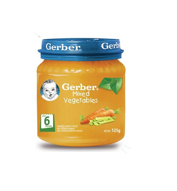 Gerber Baby food Mixed Vegetable Puree 125grams Shopee Philippines